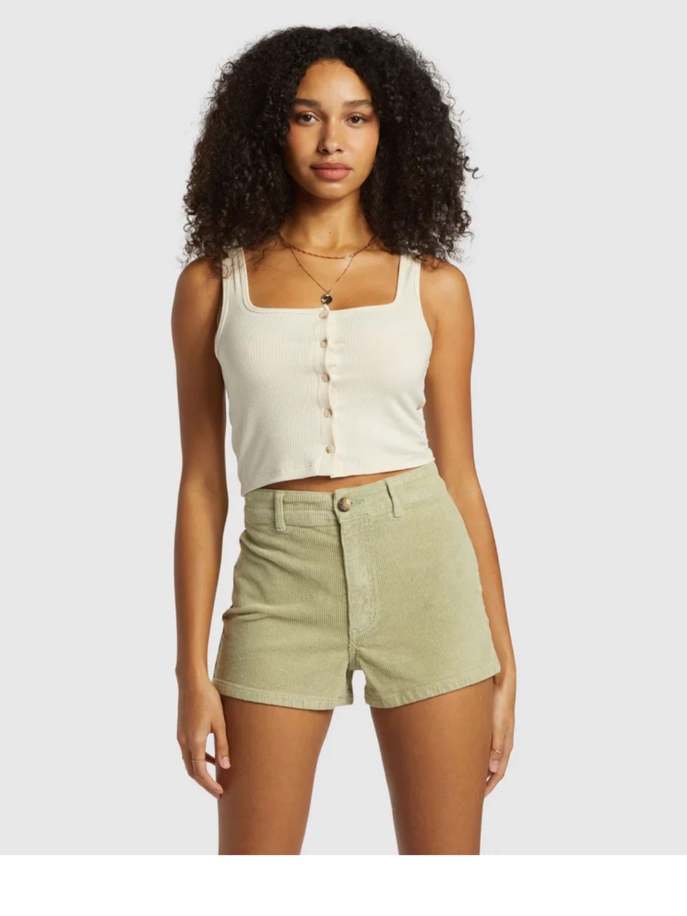 Billabong Free Fall Corduroy Shorts - Avocado